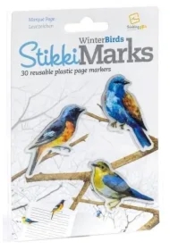 StikkiMarks Winter Birds Zakładki Ptaszki