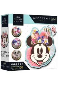 Puzzle drewniane 160 el. Stylowa Myszka Minnie