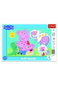 Puzzle ramkowe 15 el.Najmilsza świnka