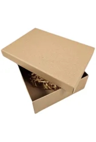 Pudełko prezentowe kraft beżowe 23x16x6,5cm