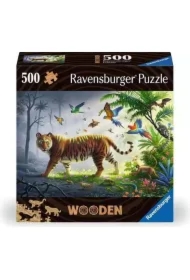 Puzzle drewniane 500 el. Tygrys