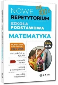 Nowe Repetytorium - szkoła podstawowa. Matematyka, kl. 4-6 - 2026