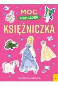 Moc naklejek. Księżniczka
