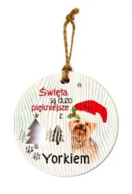 Zawieszka ceramiczna Boże Narodzenie York