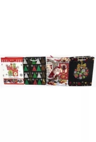 Torebka świąteczna BN pionowa duża mix
