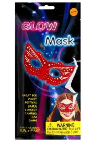 Maska karnawałowa świecąca 26x13cm