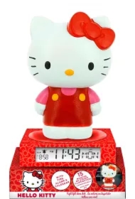 Lampka 3D z budzikiem Hello Kitty HK50198