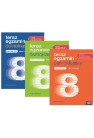 Pakiet Teraz egzamin ósmoklasisty. Repetytorium 2025-2026: Matematyka, Język polski, Język angielski