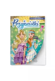 Przyjaciółki. Kolorowanka z naklejkami