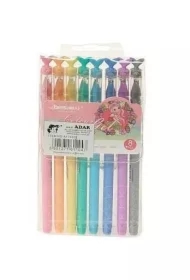 Flamastry dwustronne 8 kolorów