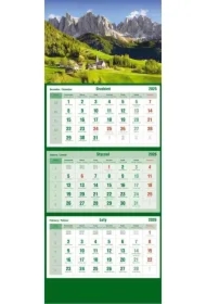 Kalendarz trójdzielny 2026 Wioska