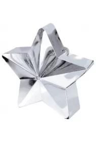 Ciężarek do balonów foliowych srebrny