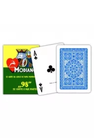 ''98'' Karty do gry Poker Modiano, niebieskie