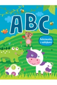 ABC. Kolorowanka z naklejkami