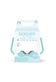 Słoik sensoryczny do napełnienia wodą, kolor błękitny