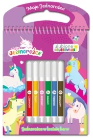 Moje jednorożce. Ulubione kolorowanki 2. Jednorożce w krainie barw