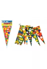 Girlanda papierowa kropki