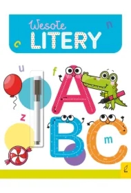 Wesoła nauka. Wesołe litery. Flamaster suchościeralny