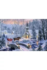 Diamentowa mozaika - Zima świąteczna wycieczka bryczką