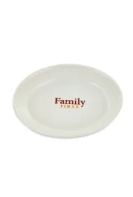 Talerzyk, dla kota, biały, ceramiczny 11cm