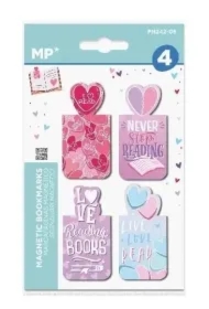 Zakładki magnetyczne Kocham czytać 4 szt