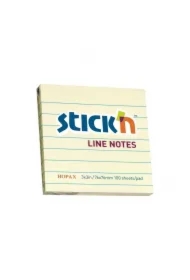 Notes samoprzylepny 76x76mm 100K żółty pastel