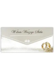 Karnet-koperta Ślub