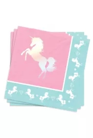 Serwetki - Jednorożec 33x33cm 20 szt