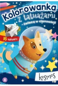 Kolorowanka z tatuażami. Kosmos