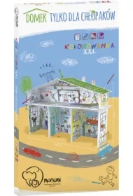 Kolorowanka składana 3D XXL, Domek tylko dla chłopaków