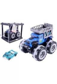 Pojad w klatce - Monster niebieski z autkiem