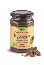 Krem z orzechów laskowych i kakao bez dodatku mleka bezglutenowy