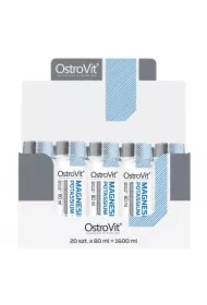 OstroVit Magnesium Potassium + B6 Shot - Magnez, Potas i B6 w Płynie (20x80ml)