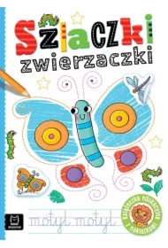 Szlaczki zwierzaczki edukacyjne z naklejkami