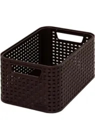 Curver koszyk S ciemny brąz