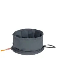 Miska turystyczna dla psa składana Tura anthracite