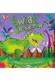 Świat dinozaurów. Zabawa z ruchomymi obrazkami