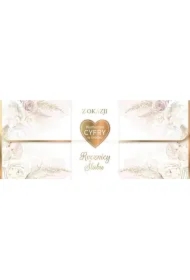 Karnet Rocznica Ślubu wymienne cyfry