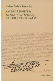 Łacińskie epigramy ks. Gotfryda Karola Eichbergera z Bojszów