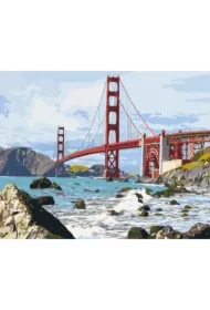 Malowanie po numerach - Most San Francisco