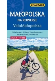 Małopolska na rowerze VeloMałopolska mapa skala 1 : 100 000