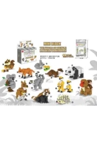  Klocki zwierzęta MIX