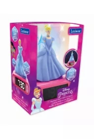 Budzik cyfrowy z lampką nocną Księżniczki i efektami dźwiękowymi RL800DP