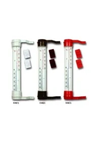 Termometr zaokienny 27cm brązowy