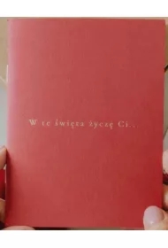 Książeczka "W te święta życzę Ci" - czerwień