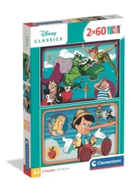 Puzzle 2x60 el. SuperColor. Disney Classic
