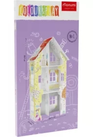 Kolorowanka składana 3D XXL, ?Domek - UL. Fiołkowa?