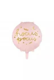 Balon foliowy Hocus Pocus różowy 45cm