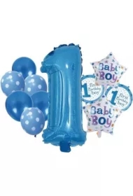 Zestaw balonów Boy 1 12el