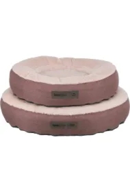 Felicia, legowisko, dla psa/kota, okrągłe, różowe/jagodowe, 60 cm